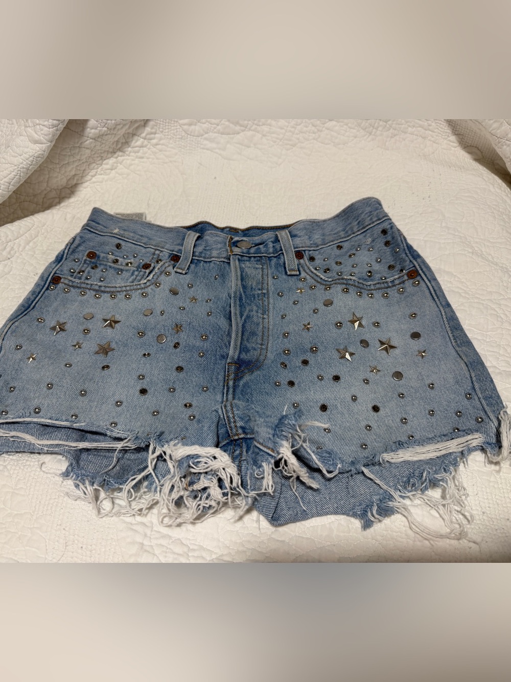 Levi’s studded festival cut off shorts